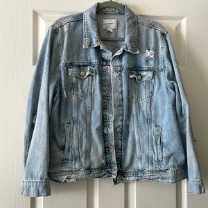 Old Navy perfectly distressed denim jacket